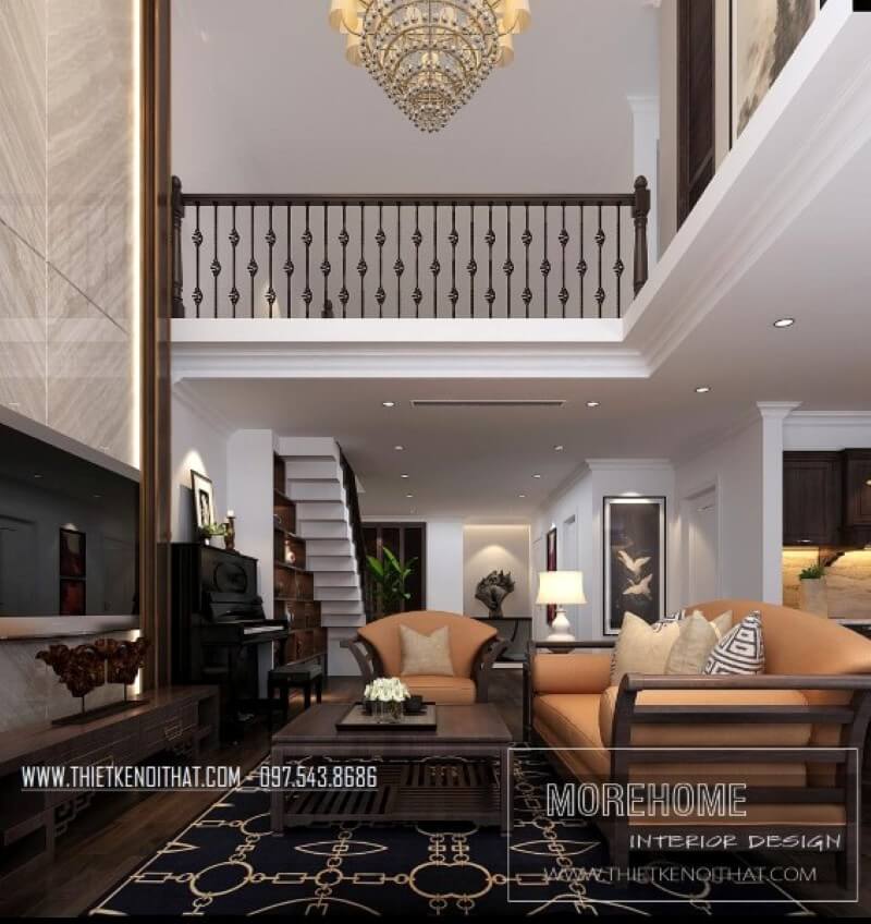 Thiết kế phòng khách sang trọng, tiện nghi và đẳng cấp Thiết kế chung cư