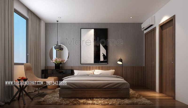 Giường ngủ chung cư hiện đại Giường ngủ chung cư hiện đại