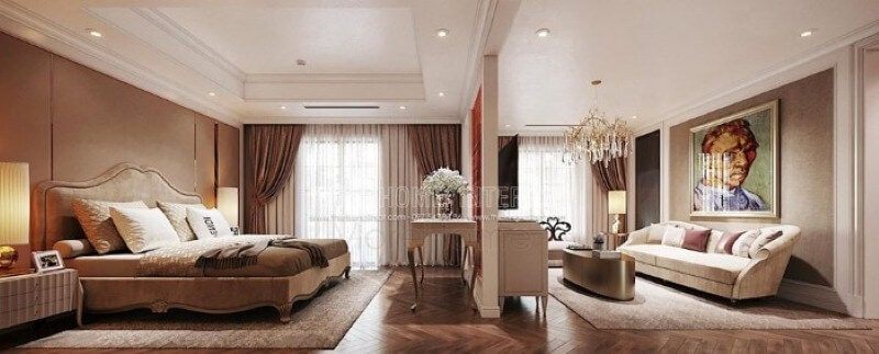 Trang trí nội thất phòng ngủ master đẹp, sang trọng cho biệt thư, nhà phố, chung cư cao cấp.