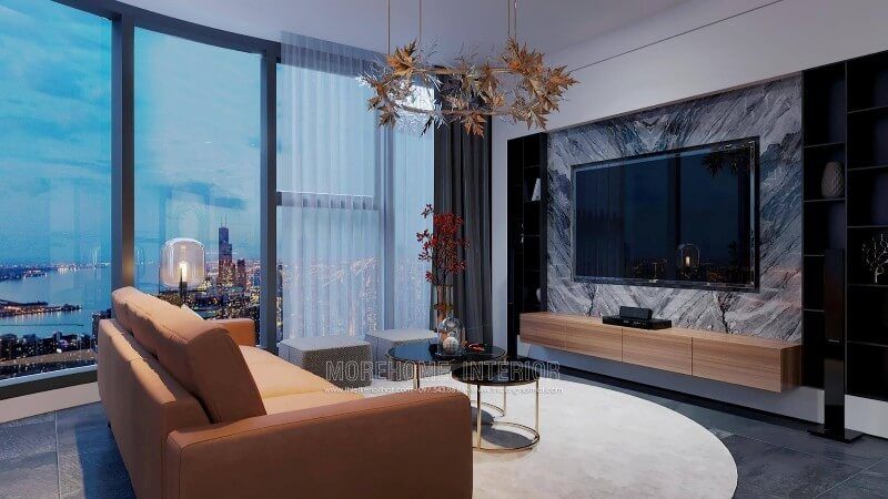 Thiết kế nội thất chung cư Vinhomes Ba Son phong cách hiện đại