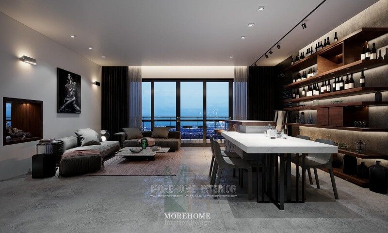 Thiết kế nội thất chung cư Vinhomes Sky Lake hiện đại