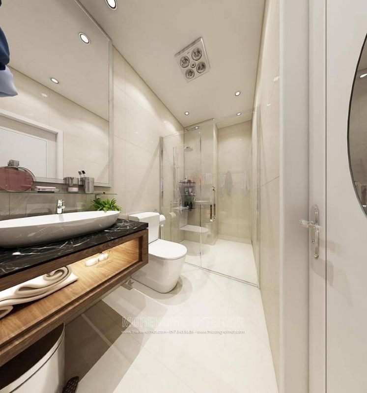 Thiết kế nội thất phòng tắm nhà chung cư đẹp